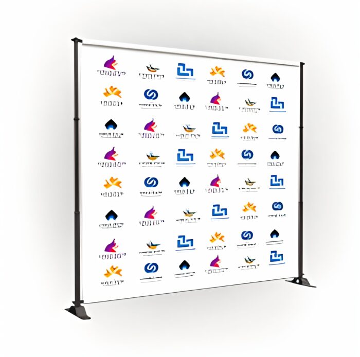 step and repeat backdrop banner fabric