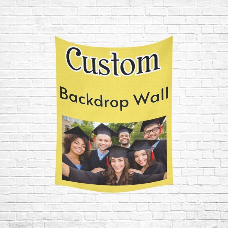 Custom backdrop wall Tapestry 30x40 Polyester Peach Skin Wall Tapestry 30"x 40"